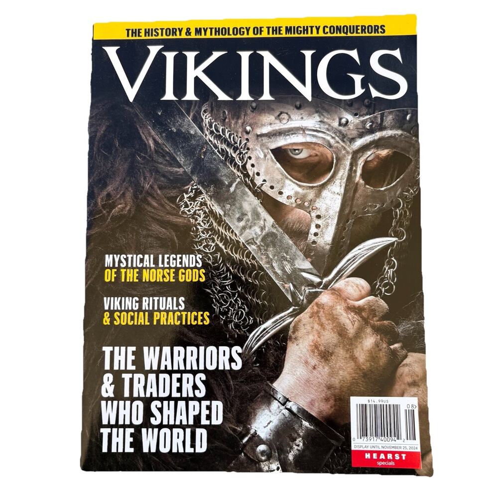 VIKINGS HEARST MAGAZINE 2024 HISTORY & MYTHOLOGY OF THE MIGHTY CONQUERORS